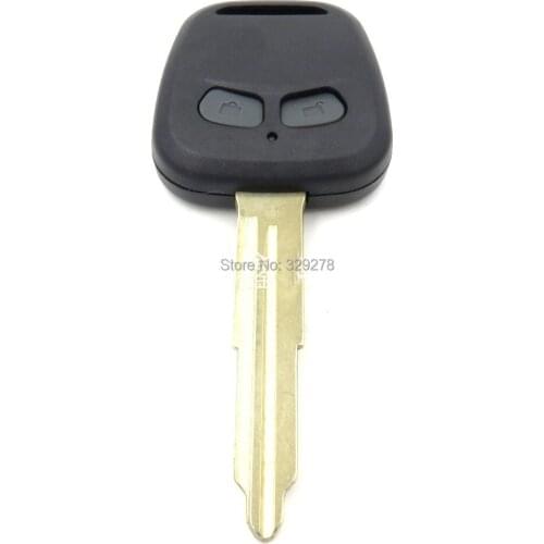 10pcs/lot 2 buttons remote key shell with right blade for Mitsubishi