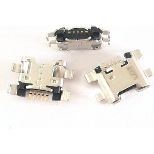 100pcs Micro USB Jack Charging Socket Port Plug Dock Connector 5pin Heavy plate For HUAWEI 7C 7S 7A 7X 8E HONOR 9 lite Repair