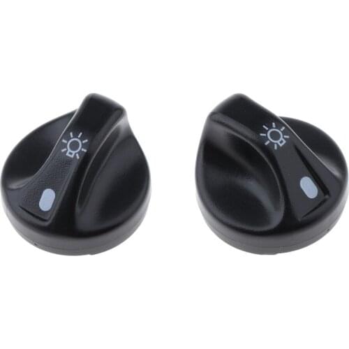 2pcs Head Light Head Lamp Switch Knob for Ford Expedition 1997-2002