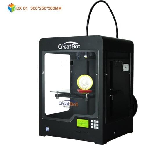 Fdm 3d printer machine DX01 300*250*300mm creatbot 3d printer big size Home House use with heatbed