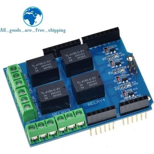4 channel 5v relay shield module, Four channel relay control board relay expansion board for arduino UNO R3 mega 2560