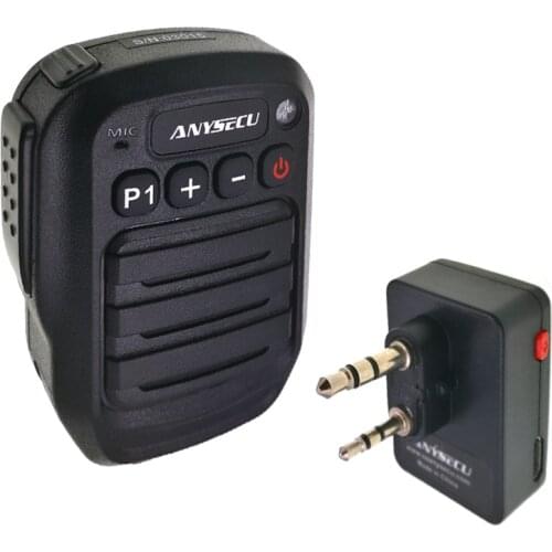 Anysecu Wireless Microphone Speaker HB980-K with K connector for Baofeng UV-82 UV-5R UV-888S TH-UV8000d Walkie Talkies