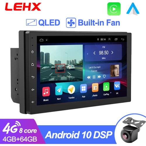 LEHX 2 Din Android 9.0 2GB RAM Car Radio Multimedia GPS Player For Volkswagen Nissan Hyundai Kia toyota LADA Ford NISSAN