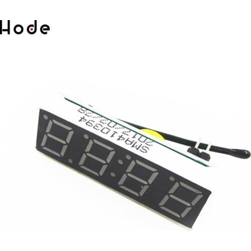 DS3231 Digital Car LED Electronic Clock Time Temperature Voltage 3 in 1 Meter
