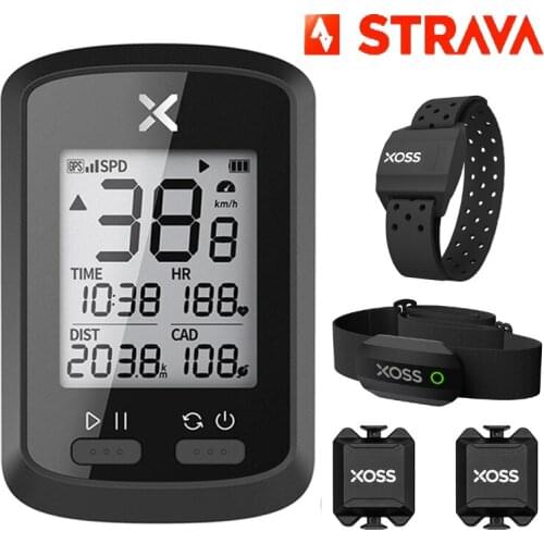 XOSS Ant+ Bike Computer G+ GPS Cyclocomputer Wireless Bicycle Speedometer IPX7 LCD Cycling Odometer Bluetooth Digital Stopwatch