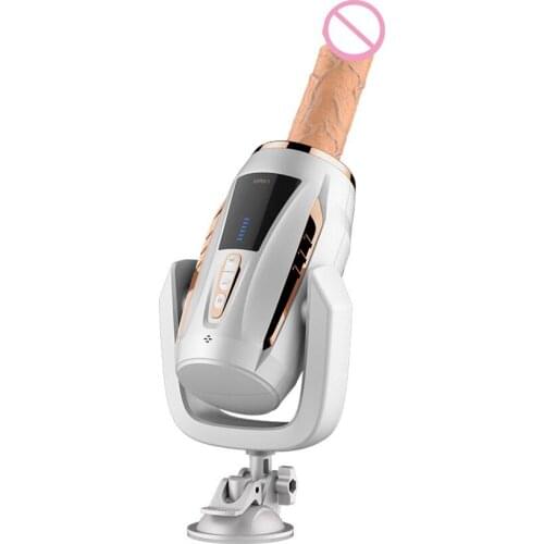 Automatic Thrusting Dildo Sex Machine for Women Sex shop Auto Pumping Gun Machine Masturbator Telescopic Retractable Dildo