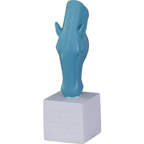 Creative Nordic Style Horse Head Vase Living Room Dried Flowers Vase Office Art Decoration Home Decoration Flowers Vases R1964