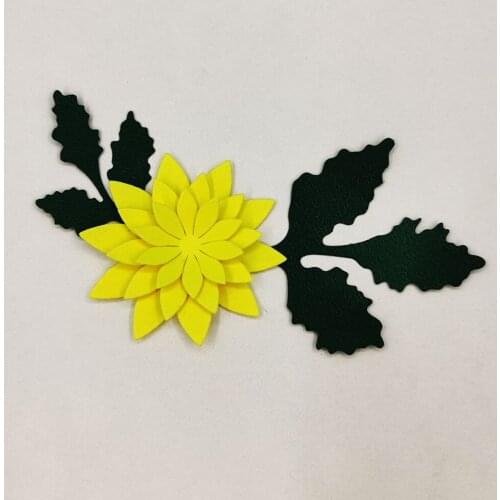 Leaves And Flowers Metal Cutting Dies For Scrapbooking New Troqueles Stamps And Planner Dies Embossing Folder Die Cut Stencil