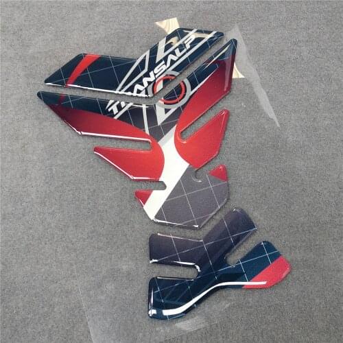 Motorcycle Fit TANK PROTECTOR Gas Cap Pad Filler Protector High Quality Tank Pad 4 Colors for HONDA TRANSALP Sticker Decal