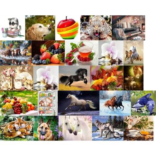 A1385 Fox Family Needlework,For Embroidery,DIY 14CT Unprinted Arts Cross stitch kits Set Cross-Stitching Home Decor