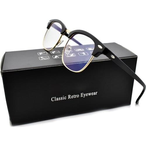 Anti Blue Light Blocking Glasses Anti Eye Fatigue Goggles Clear Regular Computer Gaming SleepingBetter Glasses Improve Comfort