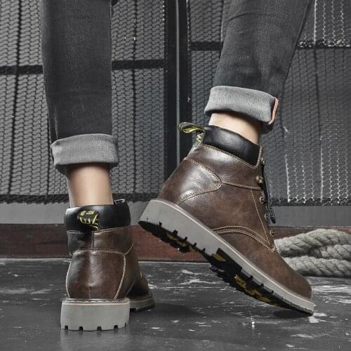 Flat casual sports mens sneaker Sneaker Casual hot fashion leather 2020 a High high man hightop for causal sneakers footwear