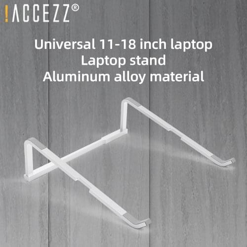 !ACCEZZ Folding Laptop Stand Aluminium Alloy Support Tablet Base For MacBook Air iPad Pro Notebook PC Computer Bracket Foldable