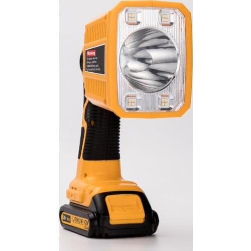 Portable LED Lamp Work Light For Dewalt 18V Li-Ion Battery Flashlight with LED Lights Outdoor Lighting(NO Battery)