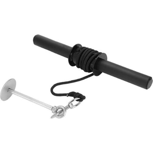 Forearm Wrist Hand Grip Strength Trainer Forearm Strength Exerciser Weight Lifting Rope Waist Roller Gym Fitness Equipment