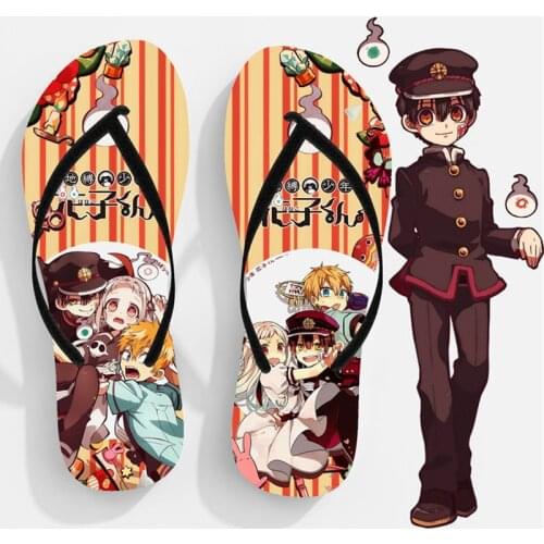 Anime Toilet-Bound Hanako-kun Slippers Nene Yashiro Summer Sandals Demon Slayer Flip Flop Ladies Slippers Women Girls Shoes