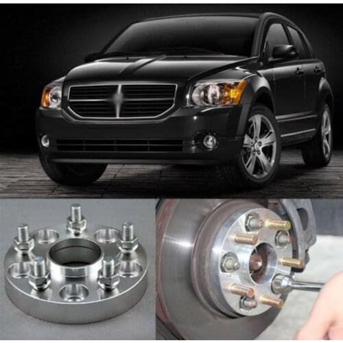 Teeze 4pcs Billet 5 Lug 12*1.5 Studs Wheel Spacers Adapters For Dodge Caliber 2008-2012/ Avenger 2007-2014