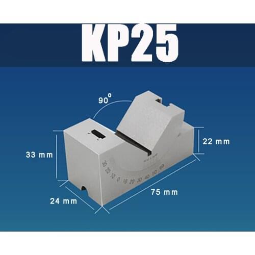 Dawupine KP25 Adjustable Angle Gauge Milling Machine Angle Block Grinding Machine Gauge Pad Grinder 0 t 60 Degree Angle Plates
