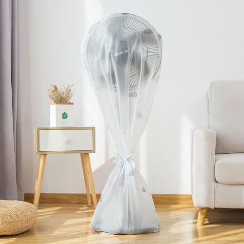 PEVA Waterproof Fan Dust Cover Fan Cover Household Stand Fan Protective Cover Fan Safety Cover Home Decor
