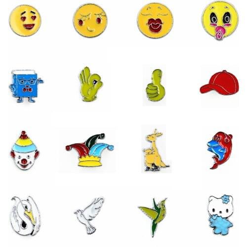 10pcs/lot Internal Dia 8mm Slide Charm Kangaroo Clown Hat DIY Accessories fit 8mm wide belt pet collar