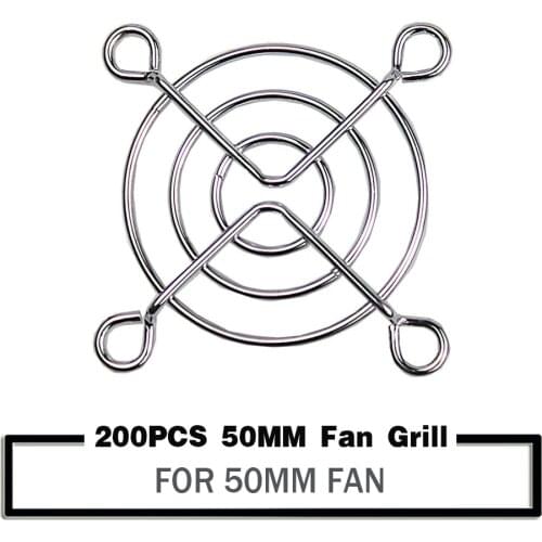 200Pieces LOT New Metal Steel 50mm 5cm Fan Protector Finger Guard Grill Net