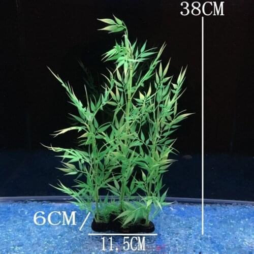 Aquarium Accessories Simulation Bamboo False Fish Tank Landscaping Simulations Aquatic Plants Climbing Pet Box Decoration Plant