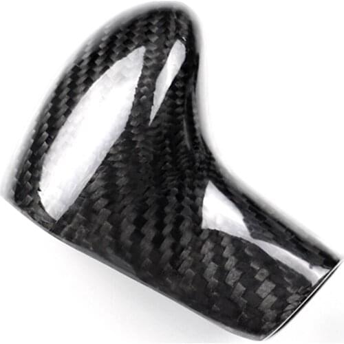 Car Inner Accessories Carbon Fiber Car Decals Gear Shift Knob Head Cover for Audi Q5 2013-2018