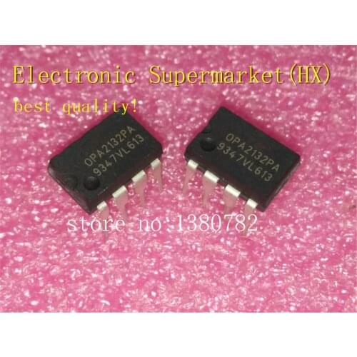 Free Shipping 10pcs/lots OPA2132PA OPA2132 DIP-8 IC in stock