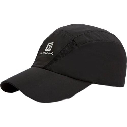 Quick Dry Summer Baseball Caps Adjustable Cap Mesh Cap Light Casual Fishing Outdoor For Men and Women Hat Black