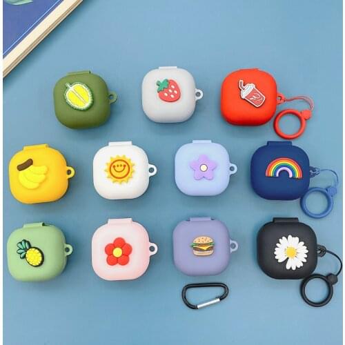 Delicious Fruit Earphone Cover for Samsung Galaxy Buds Live Case Silicon Case for Galaxy Buds Live Headphone Box with lanyard