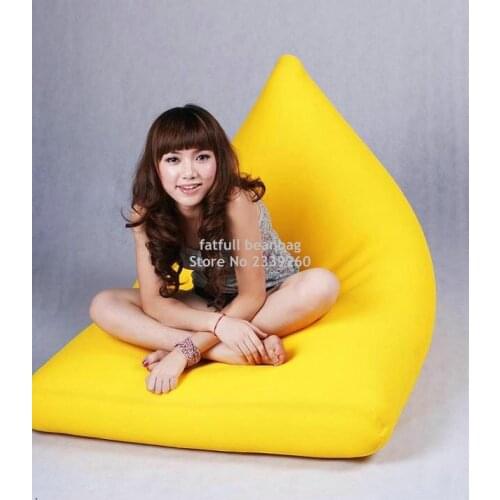 Cover only No Filler - high back support bean bag sofa chair, outdoor bean bag sofa beds, living room furniture set