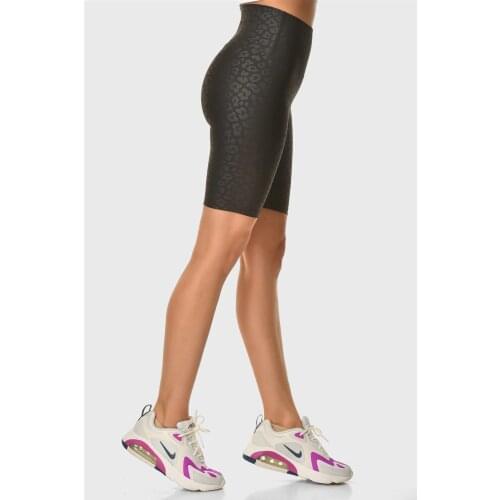 Superstacy Laptop Patterned Black Sport Leggings