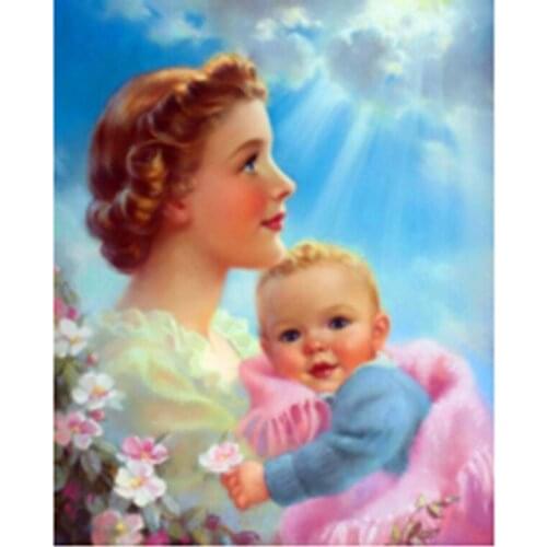 Diy 3d diamond embroidery painting needlework home decoration religion mosaic pictures of rhinestones icon religions items A629F