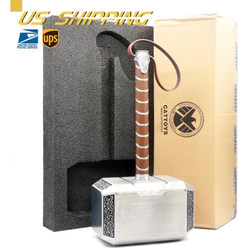 [Metal Made] CATTOYS 1:1 God Of Thunder Hammer 1:1 Replica Prop Mjolnir Collection Level Cosplay