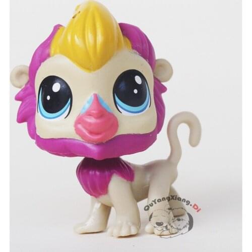 CW004 Pet Shop Animal Red mouth monkey doll action Figure