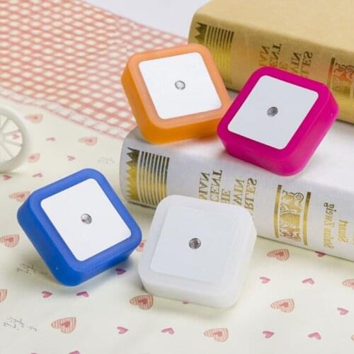 Energy-saving light control sensor always on plug-in LED night light bathroom bedroom bedside light baby eye nursing night light