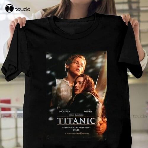 Titanic Movie T-Shirt Leonardo Dicaprio And Kate Winslet T-Shirt Titanic Shirt Movie Shirt 90S Shirt Vintage Retro Mens T Shirts