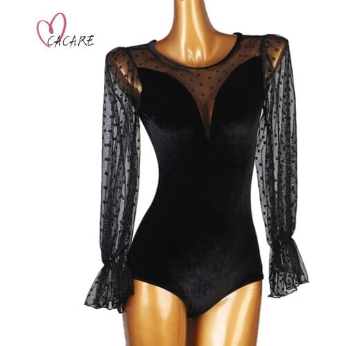 Leotard Bodysuit for Ballroom Dance Competition Dresses Waltz Tango Dance Dresses Standard Wear Costume Customize D0100 Body