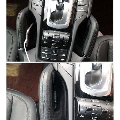 Interior Car Center Console Seat Side Storage Box Holder Handle Organizer Container Fine-quality for Porsche Cayenne 2011-2018
