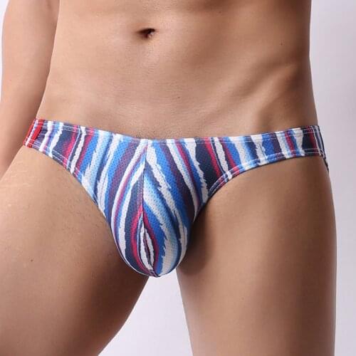 Men Sexy Lingerie Low Rise Underwear Briefs Comforty U Convex Pouch Briefs U-Bulge Soft Underpants Best Selling Knickers