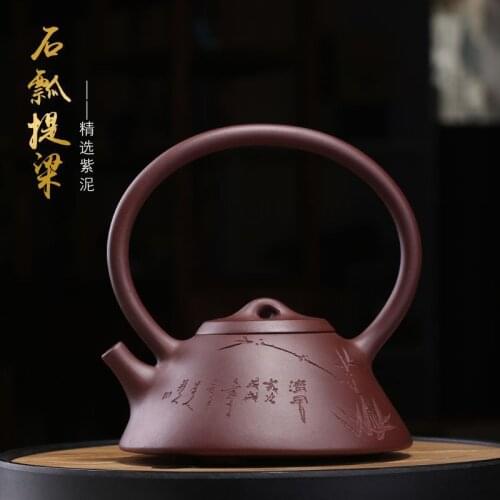 Set undressed ore purple mudstone piao liang pot of the engineering zhi-gang cao new teapot a undertakes to wholesale