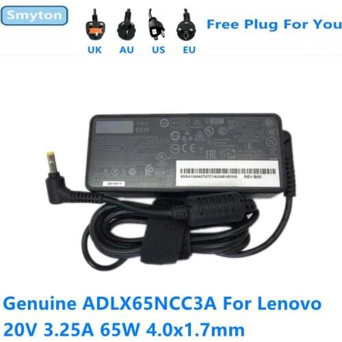 Original 65W Laptop AC Adapter Charger For Lenovo Thinkpad 20V 3.25A 4.0x1.7mm ADLX65NCC3A ADLX65NLC3A Power Supply Adapter