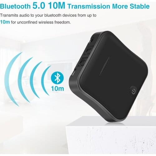 Bluetooth 5.0 Transmitter Receiver CSR8675 APTX HD LL Bt Audio Music Wireless USB Adapter 3.5mm 3.5 AUX Jack/SPDIF/RCA for TV PC