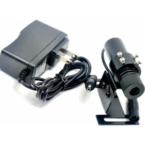 Adjusted Red Diode Lasers 650nm 20mw Laser Line Module 22x75mm w/ AC Connector and 22mm Adjusted Heatsink