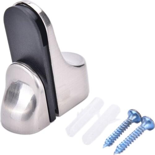 Adjustable Shelf Holder Bracket For Glass Wood Shelves Fish head prop glass clip