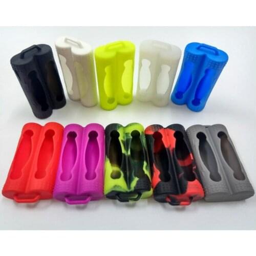 MasterFire 20pcs/lot 20700 Battery Silicone Case Protective Cover Colorful Soft Rubber Skin Bag for 2 x 20700 Batteries Cases