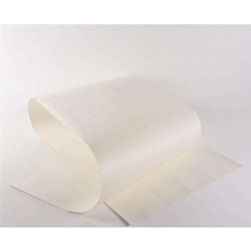 Technical Veneer Sliced Wood Engineering Veneer E.V. White 62 x 250cm Tissue Backing 0.5mm thick Q/C