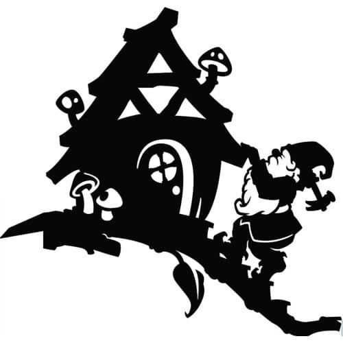 Fairy Tale Tree Branch Cartoon Themed Steel Statue Art Silhouette Decoration for Home Garden Yard Outdoor SAL99