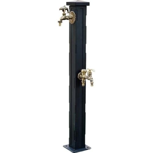 Courtyard faucet Outdoor water pipe column Stainless steel 304 painted durable cap double-layer antifreeze all-copper faucet