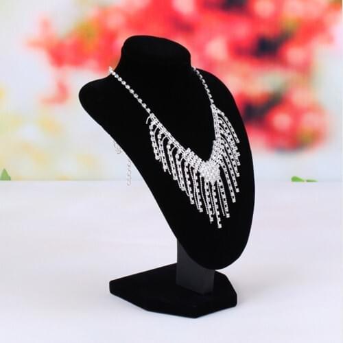 Enlightened Decor Suede Black Top: 20 cm Height: 30 cm Mannequin